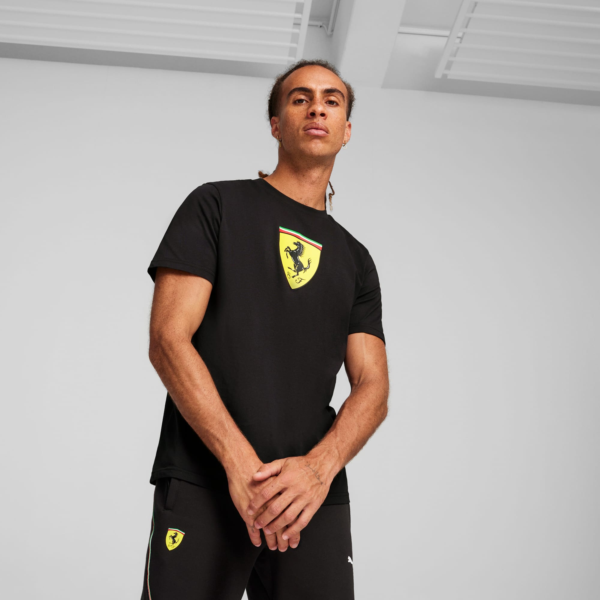 T shirt de course Scuderia Ferrari Homme